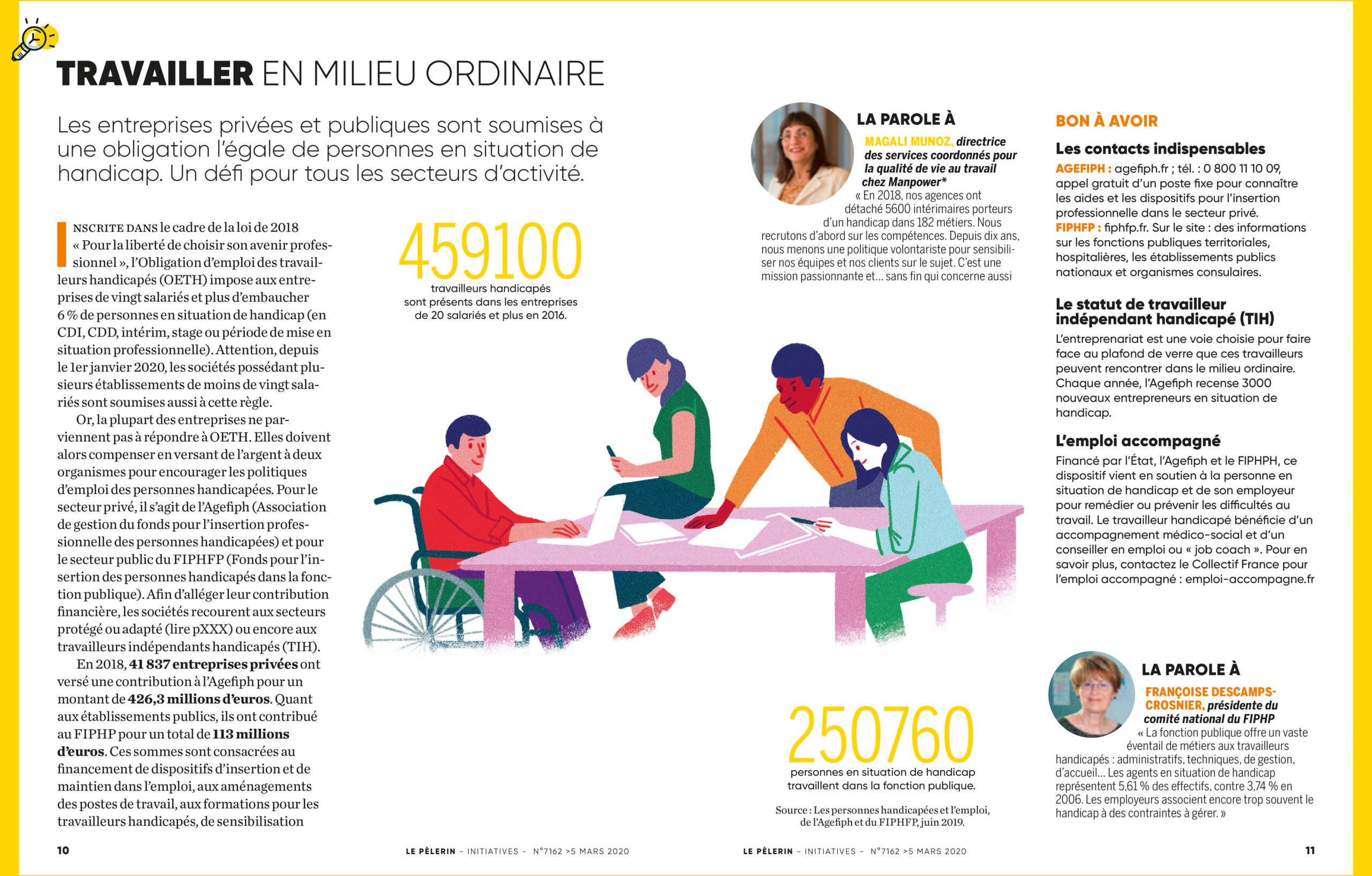 Travailler avec un handicap