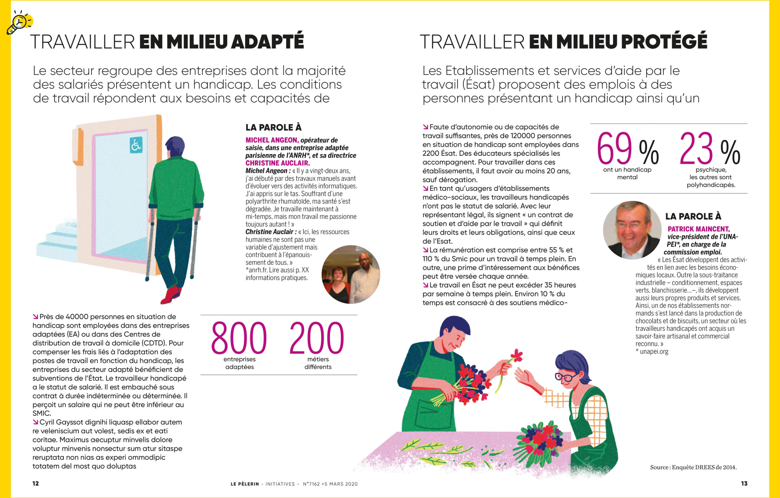 Travailler avec un handicap